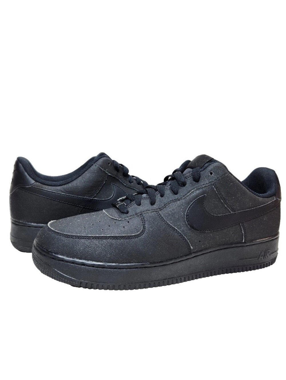NIKE Air Force 1 Low '07 TecTuff Sz 13 Waterproof Triple Black AF1 488298-076